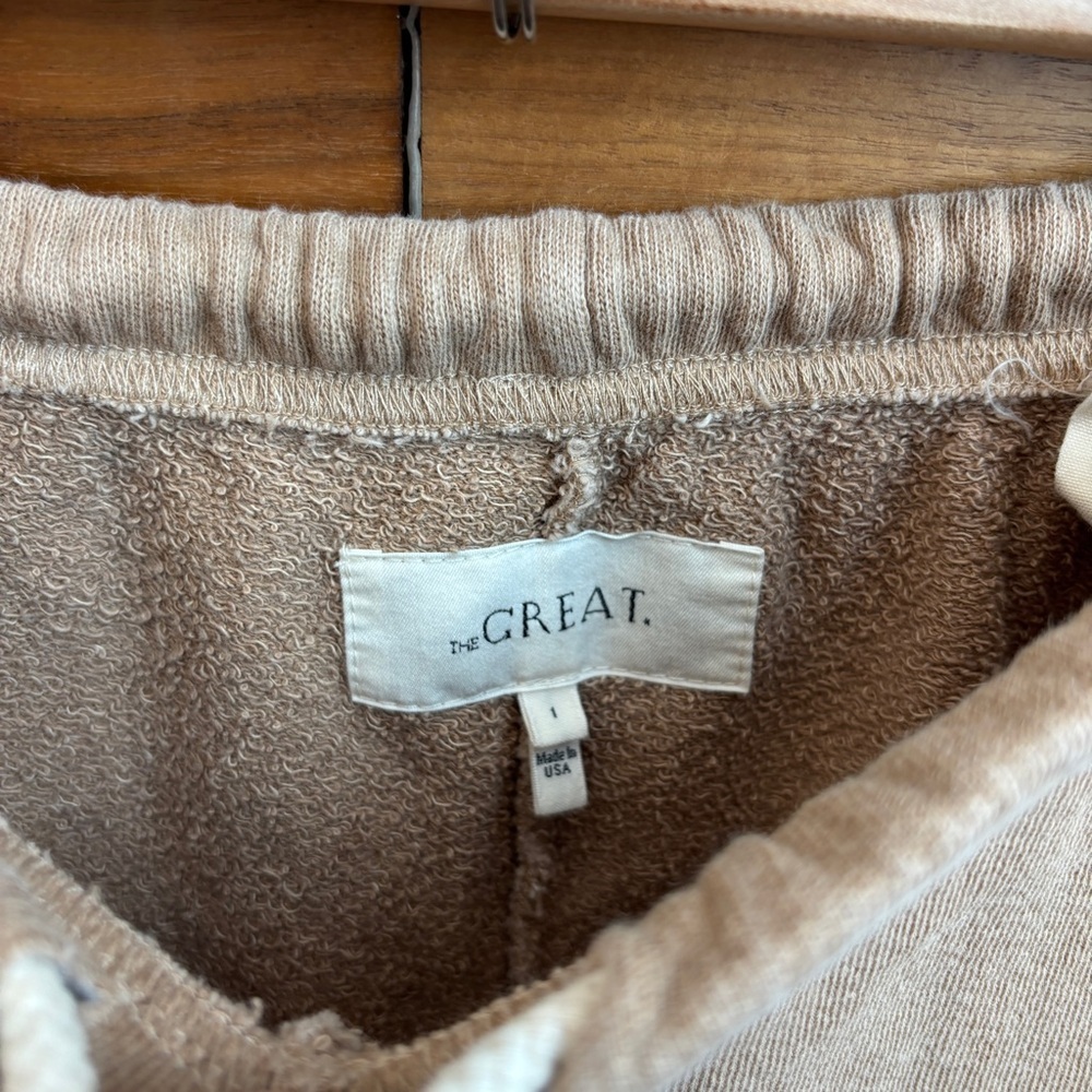 THE GREAT. THE SLOUCH SWEATSHIRT & THE STADIUM SWEATPANT, SIZE 1/S - Picture 9 of 16
